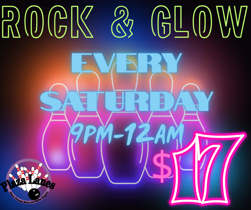 glow bowling Slide background