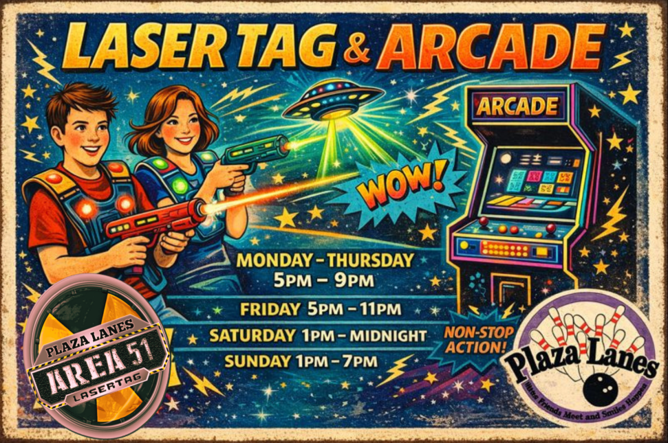 Laser Tag & Arcade Slide background