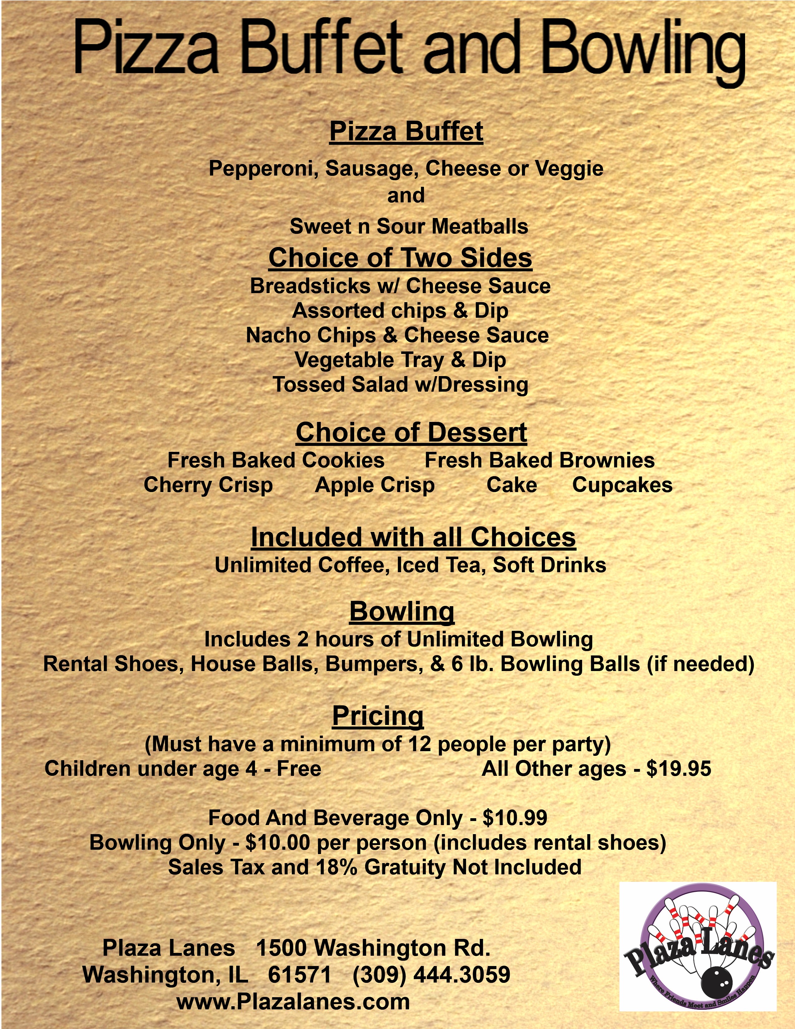 Pizza Buffet IL